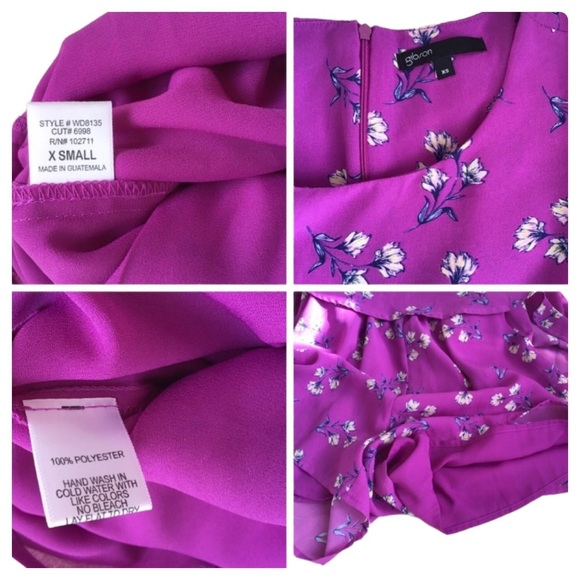 Gibson Dahlia Sleeveless Layered Romper NWT - XS - Picture 13 of 15